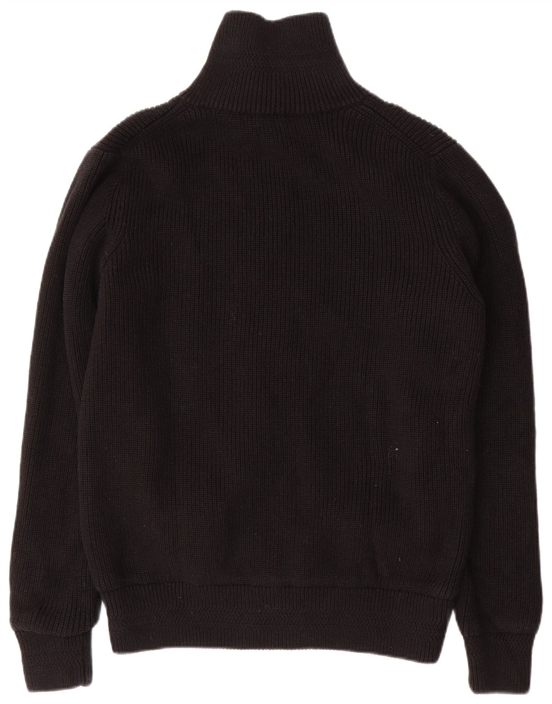 Pacific Trail Mens Cardigan Sweater Medium Black Cotton