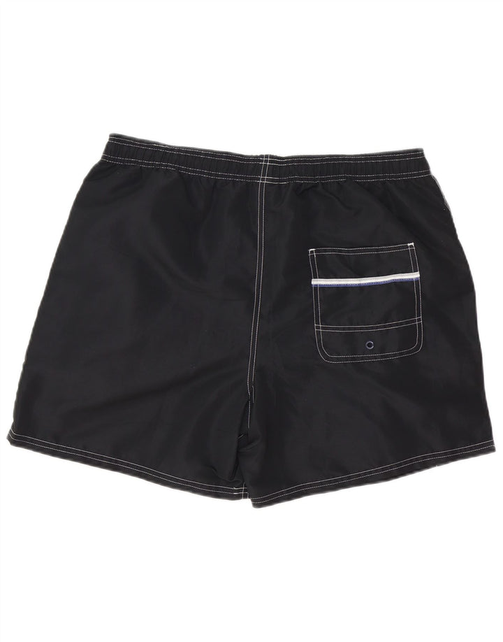 Sergio Tacchini Mens Swimming Shorts 2XL  Black Polyester
