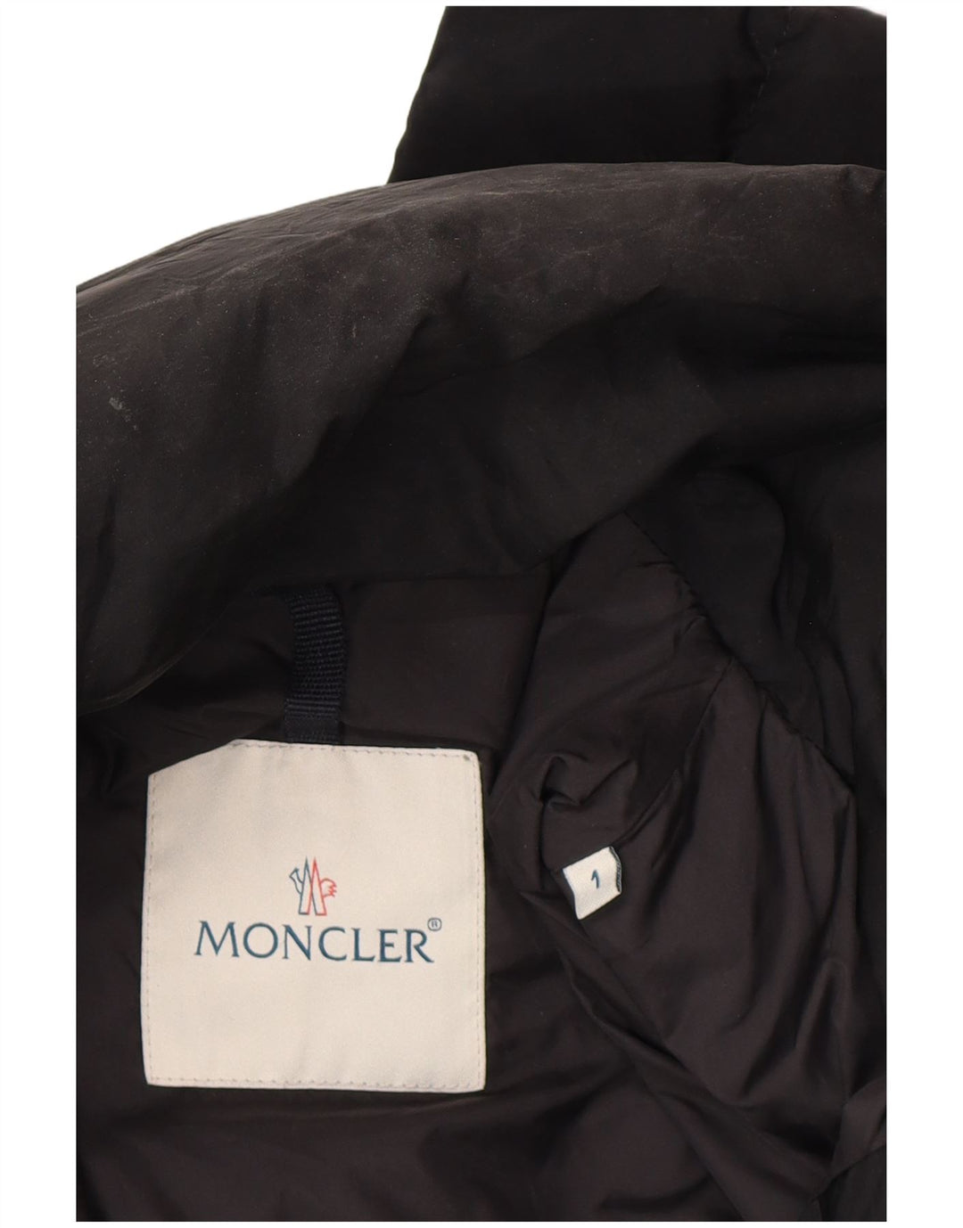 MONCLER Womens Padded Coat Size 1 Small Black Polyamide Classic