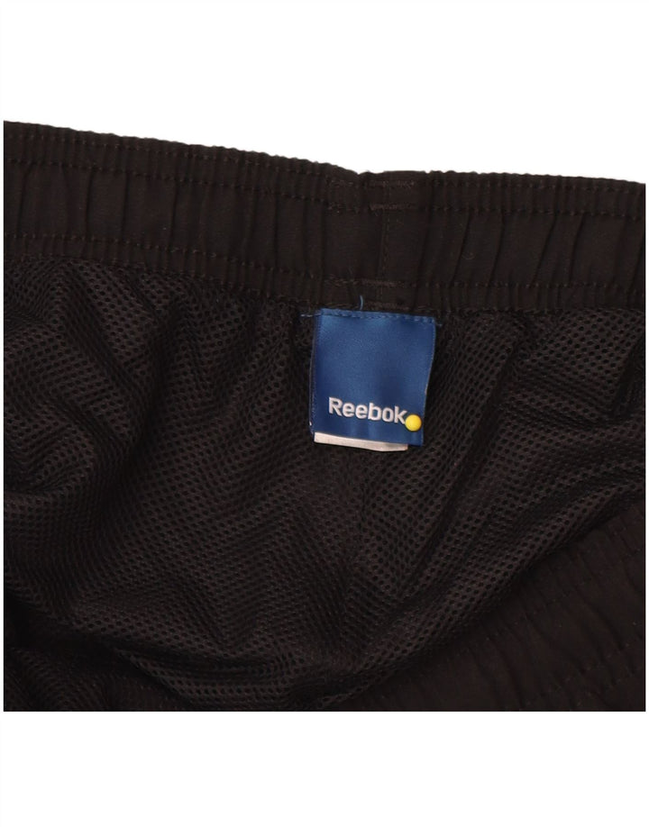 Reebok Mens Tracksuit Trousers Small  Black Polyester