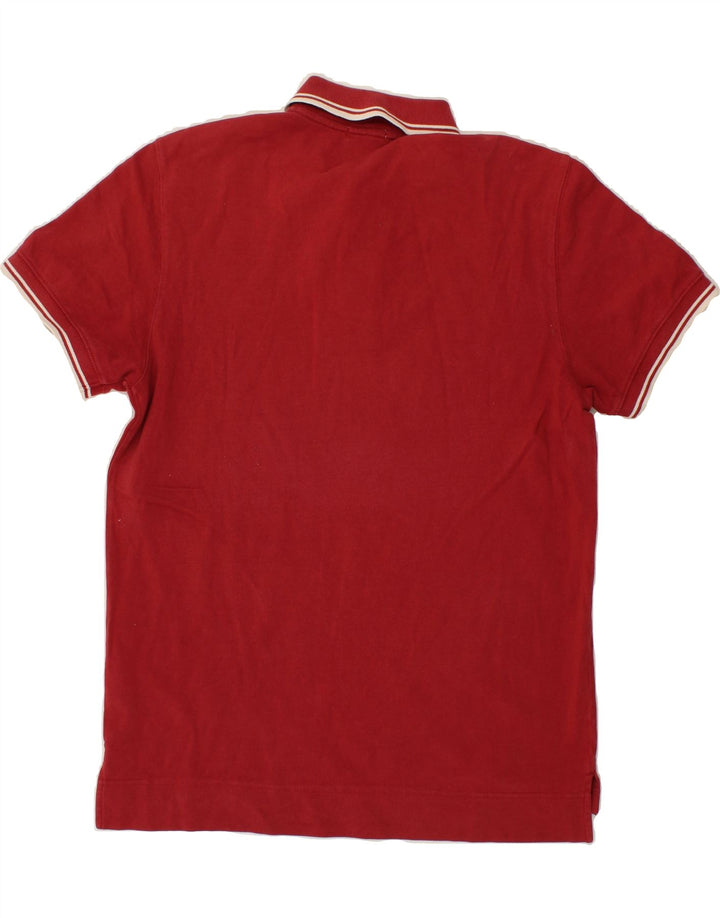 GAS Mens Polo Shirt Large Red Cotton Vintage Gas and Second-Hand Gas from Messina Hembry 