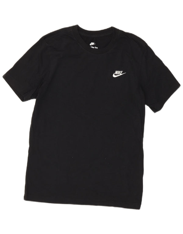 Nike Mens T-Shirt Top Small Black Cotton