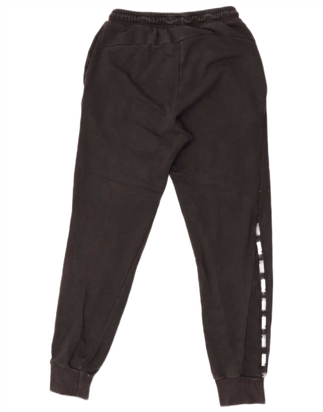 Puma Mens Graphic Tracksuit Trousers Joggers Small Black Cotton