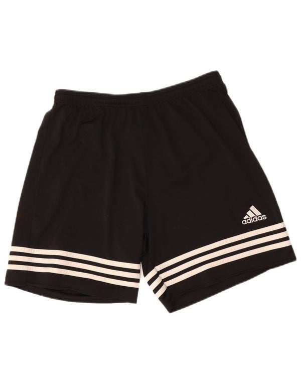 Adidas Boys Climalite Sport Shorts 13-14 Years Medium Black Polyester