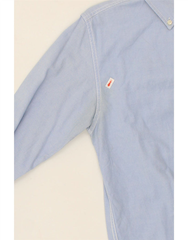 TOMMY HILFIGER Mens Shirt Small Blue Cotton Vintage Tommy Hilfiger and Second-Hand Tommy Hilfiger from Messina Hembry 