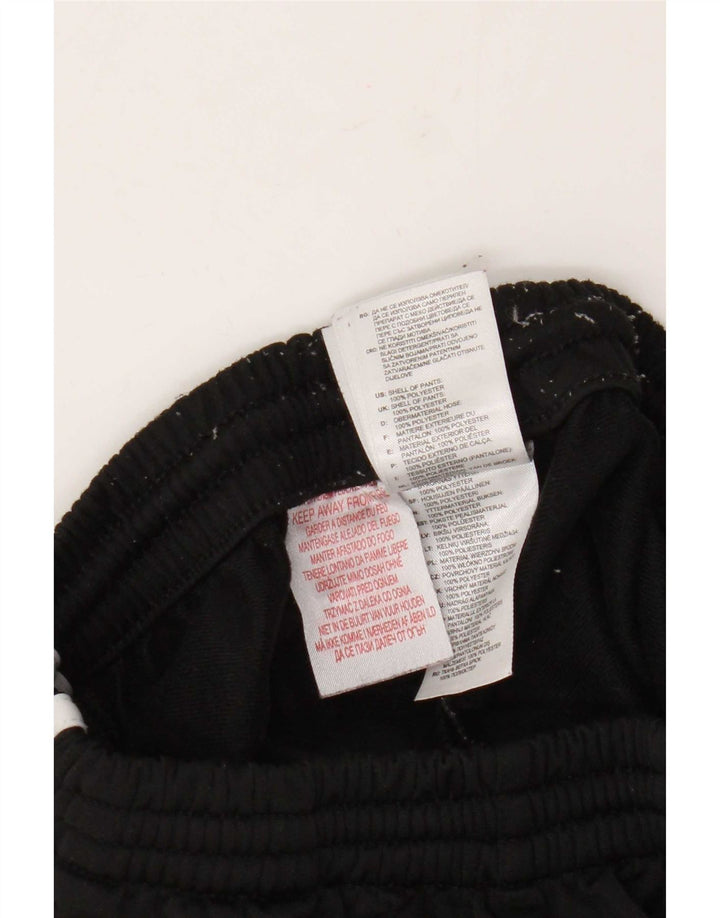 Adidas Boys Tracksuit Trousers 9-10 Years Black Polyester