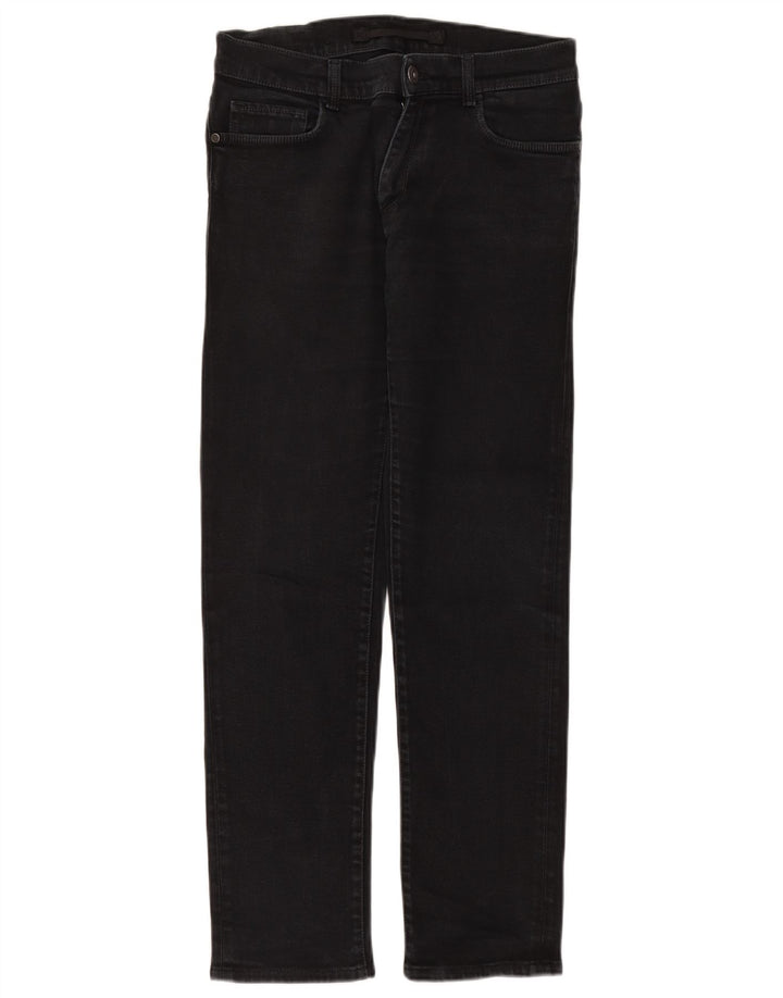 Trussardi Mens Straight Jeans W34 L30 Black