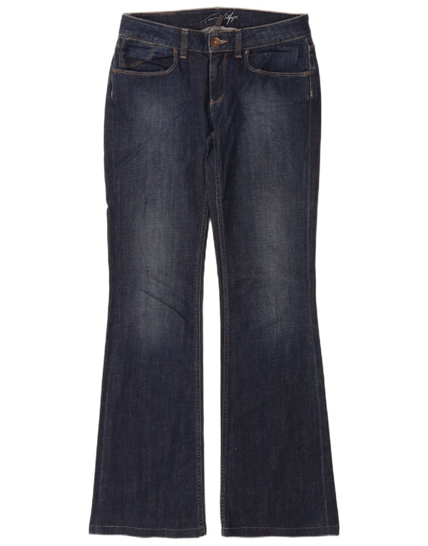 Tommy Hilfiger Womens Bootcut Jeans W27 L34 Navy Blue Cotton