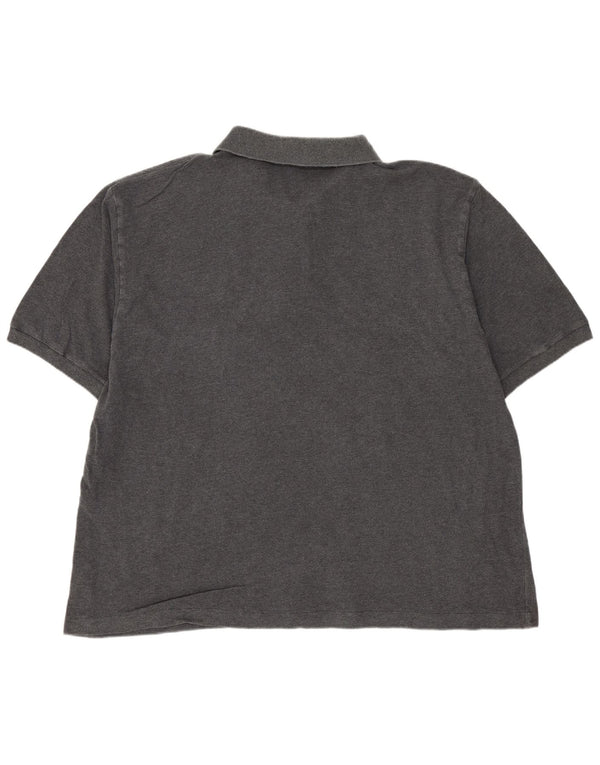 SERGIO TACCHINI Mens Polo Shirt IT 58 2XL Grey Cotton