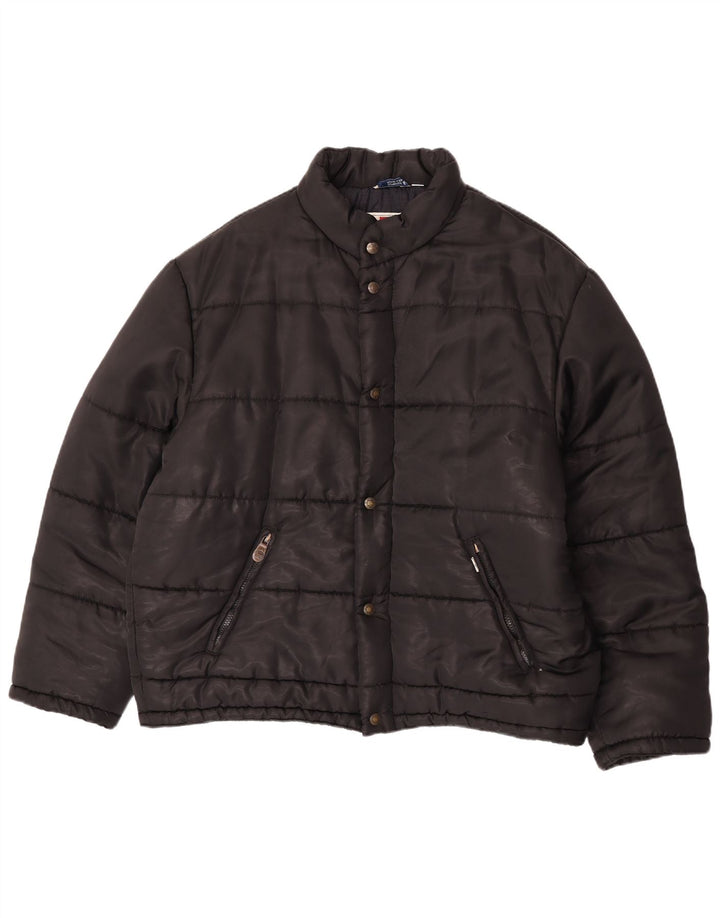 Levi's Mens Padded Jacket UK 42 XL Black Polyamide