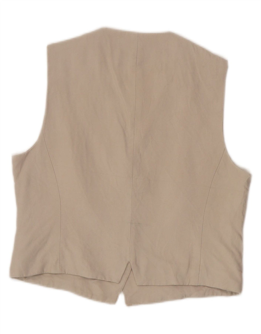 Zara Womens Waistcoat UK 14 Large Beige