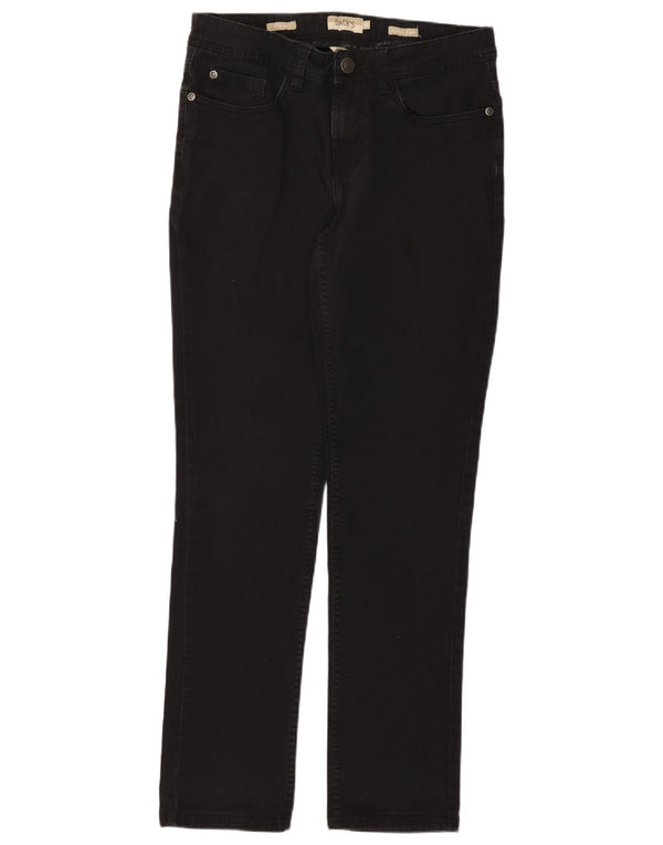 Dack's Mens Slim Fit Straight Jeans IT 46 Small W30 L30 Black Cotton
