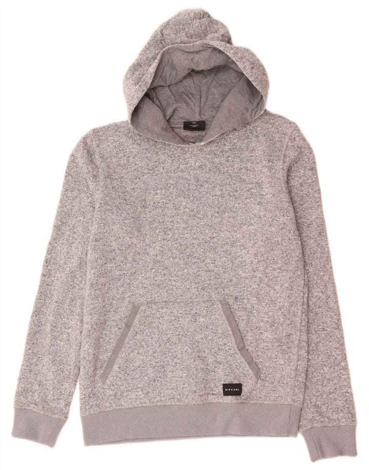 Rip Curl Womens Hoodie Jumper UK 14 Large Grey