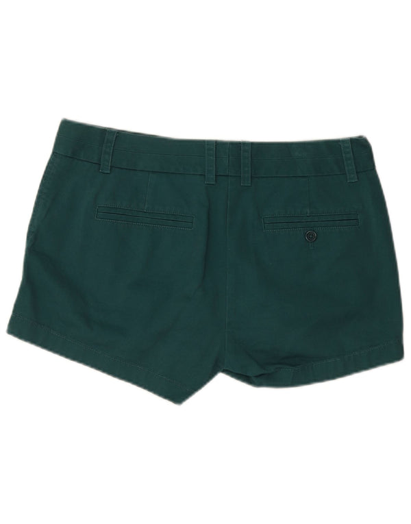 J. CREW Womens Chino Shorts US 4 Small W32  Green Cotton