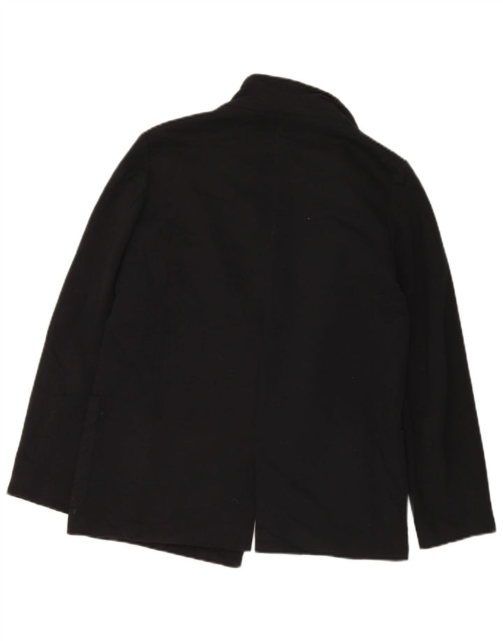 Zara Womens Open Oversized Blazer Jacket UK 6 XS Black