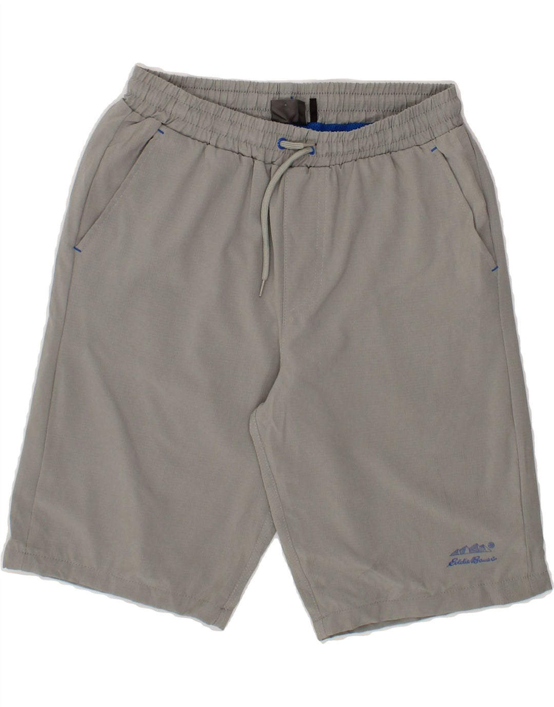 EDDIE BAUER Boys Sport Shorts 14-15 Years Large  Grey Polyester Vintage Eddie Bauer and Second-Hand Eddie Bauer from Messina Hembry 