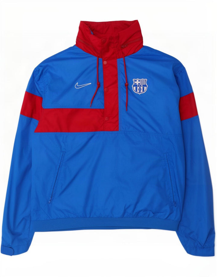 Nike Mens Barcelona Graphic Tracksuit Top Jacket Medium Blue Colourblock