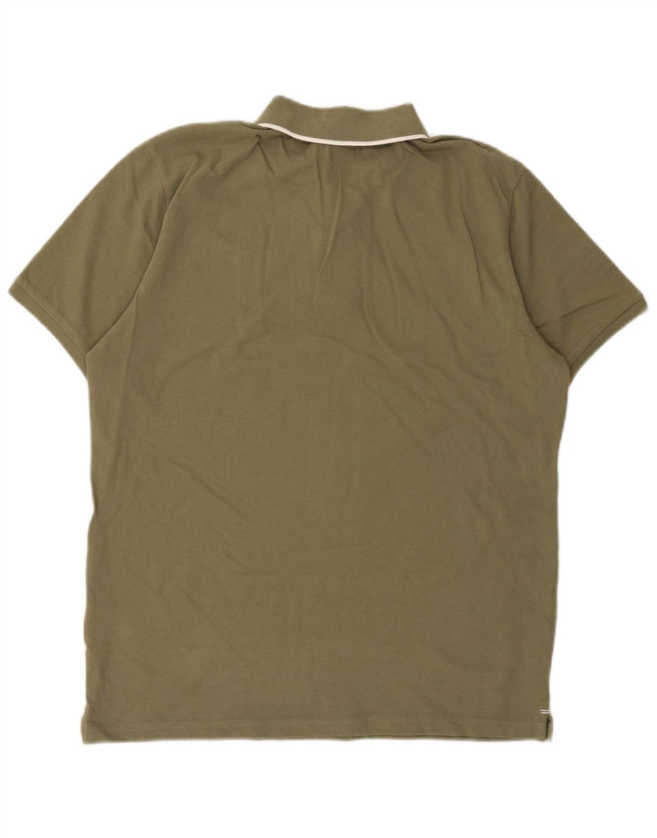 North Sails Mens Polo Shirt Medium Khaki Cotton