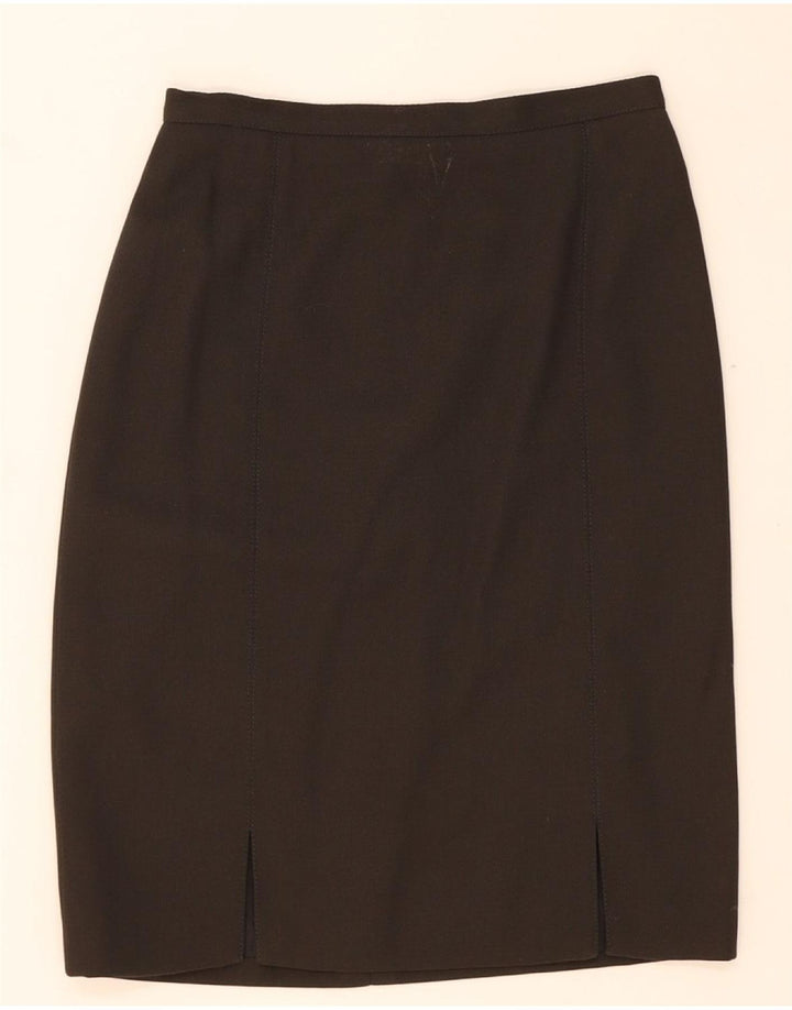 MODYVA Womens 3 Button 2 Piece Skirt Set UK 12 Medium W28  Green Polyester Vintage Modyva and Second-Hand Modyva from Messina Hembry 