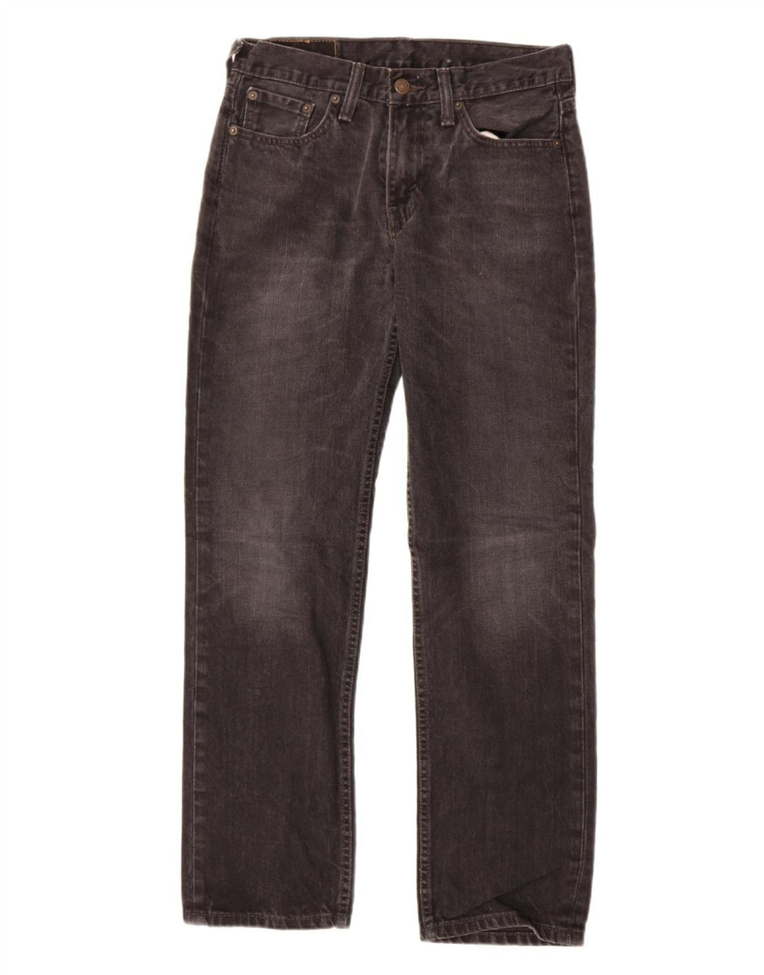 Levi's Womens 514 Straight Jeans  W30 L32 Black Cotton