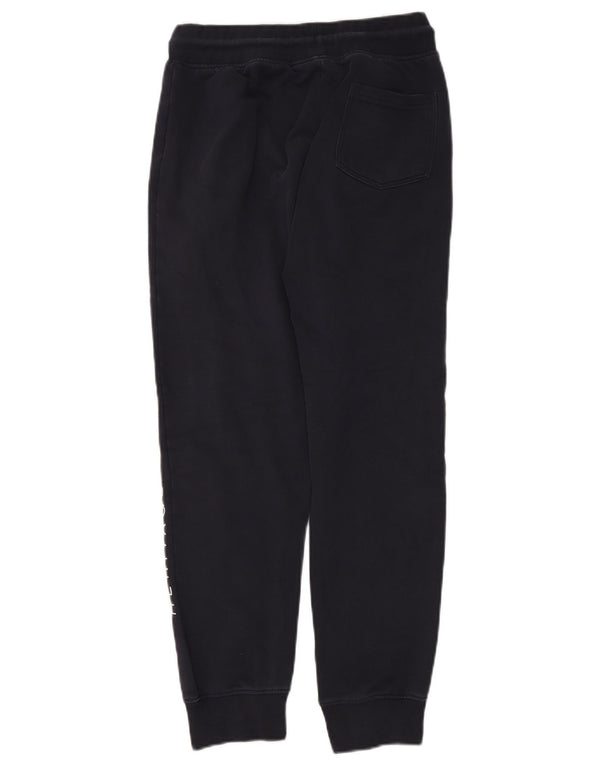 Ellesse Mens Graphic Tracksuit Trousers Joggers Small  Navy Blue Cotton