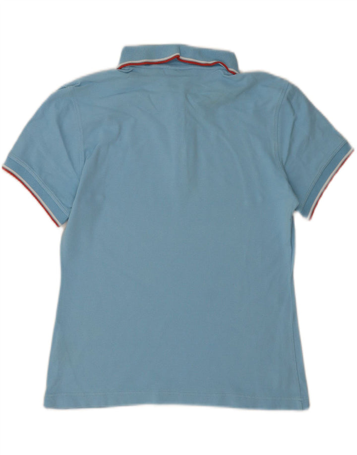 FILA Womens Polo Shirt UK 14 Large Blue Vintage Fila and Second-Hand Fila from Messina Hembry 
