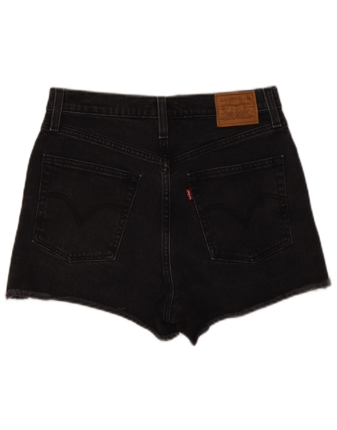 Levi's Womens Denim Shorts W29 Medium Black Cotton