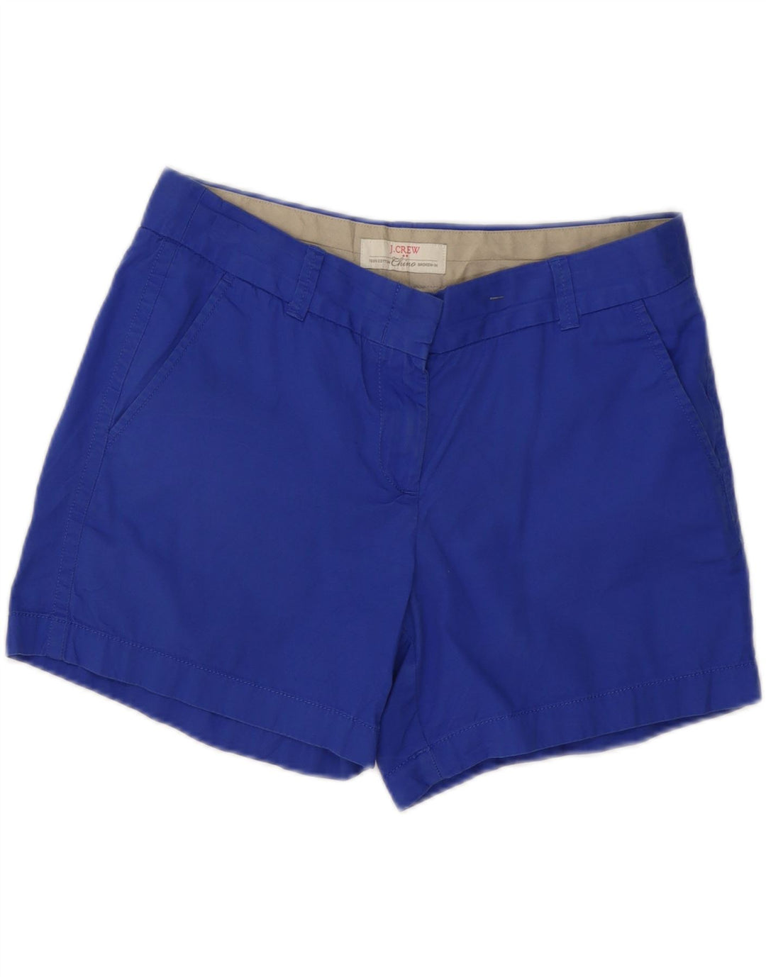 J. CREW Womens Chino Shorts US 6 Medium W30 Blue Cotton Vintage J. Crew and Second-Hand J. Crew from Messina Hembry 