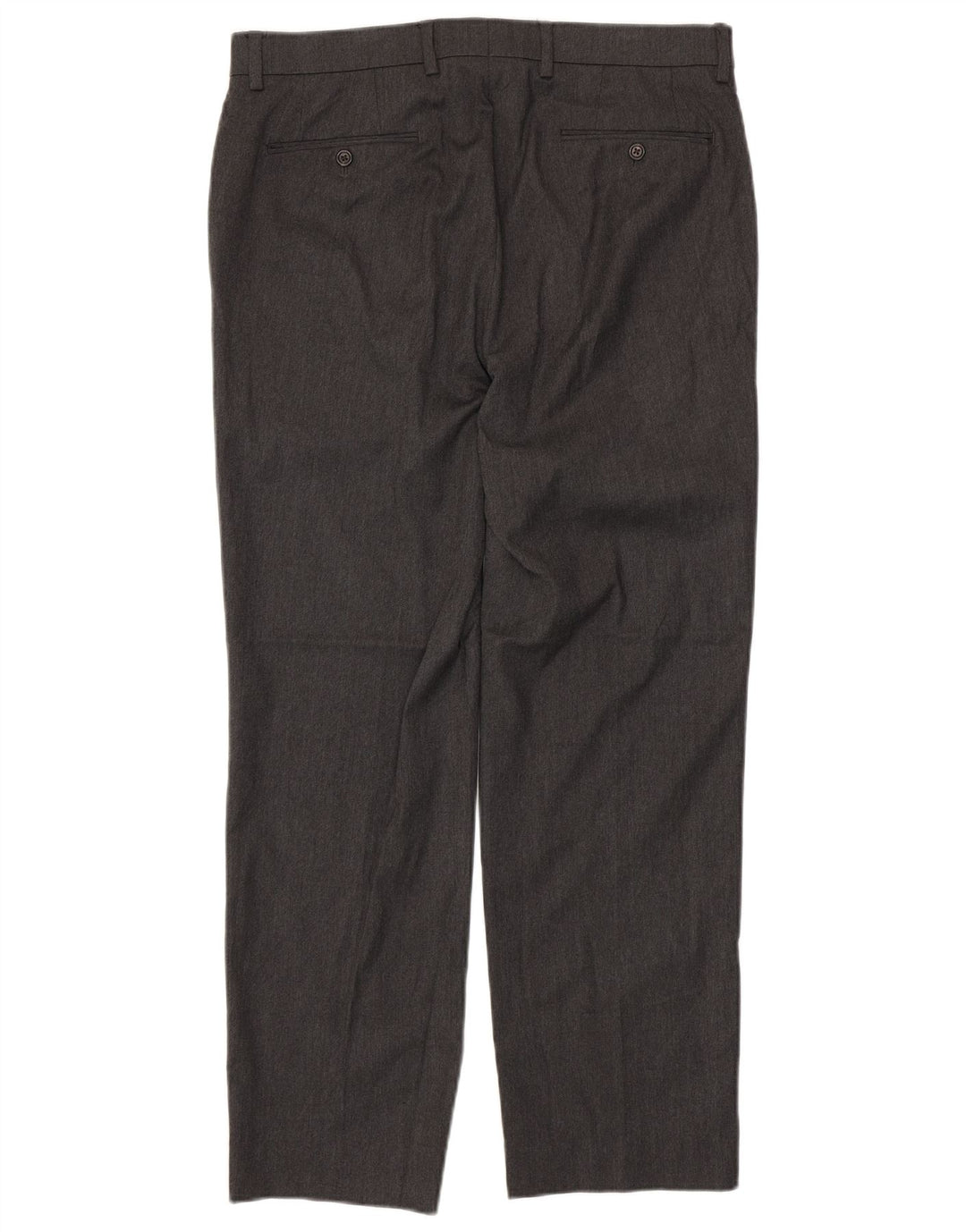 RALPH LAUREN Mens Straight Suit Trousers W33 L32 Grey Polyester