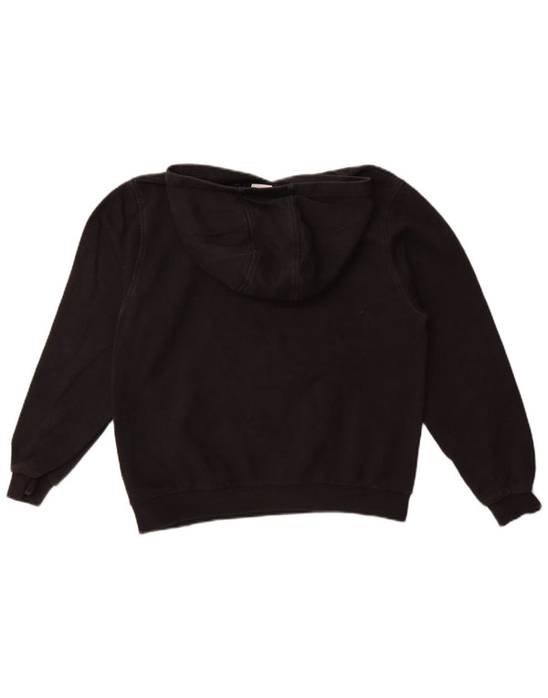 Nike Boys Hoodie Jumper 13-14 Years XL Black Cotton