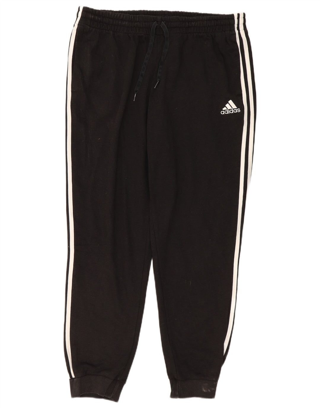 ADIDAS Mens Tracksuit Trousers Joggers 2XL Black Cotton