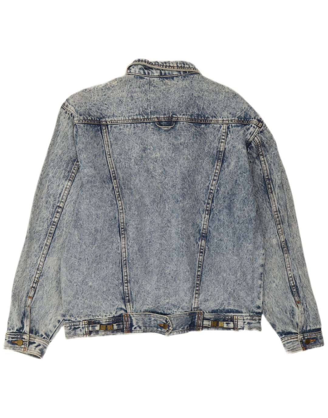 VINTAGE Mens Denim Jacket UK 42 XL Blue