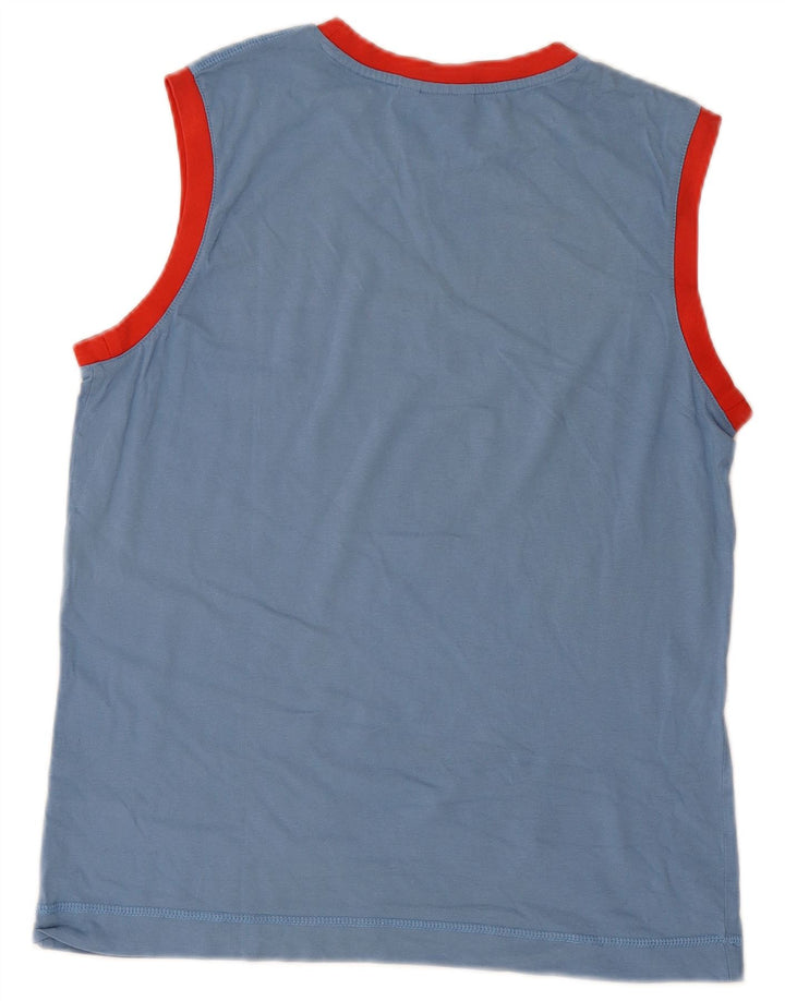 PUMA Mens Graphic Vest Top Medium Blue