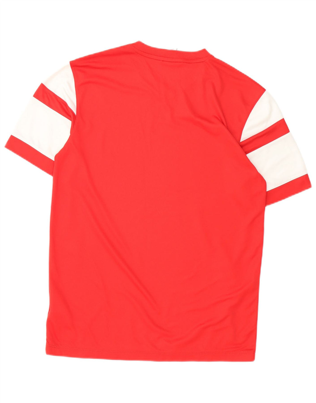 Nike Mens Dri Fit T-Shirt Top Medium Red Colourblock Polyester