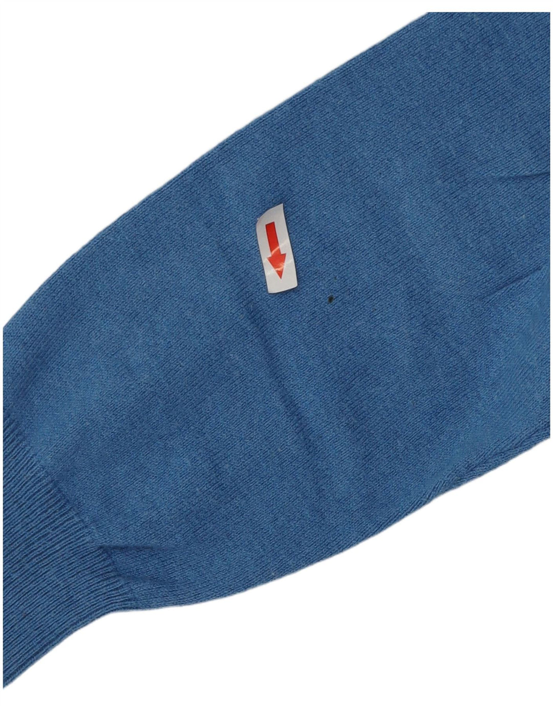 Superdry Mens V-Neck Jumper Sweater XL Blue Cotton