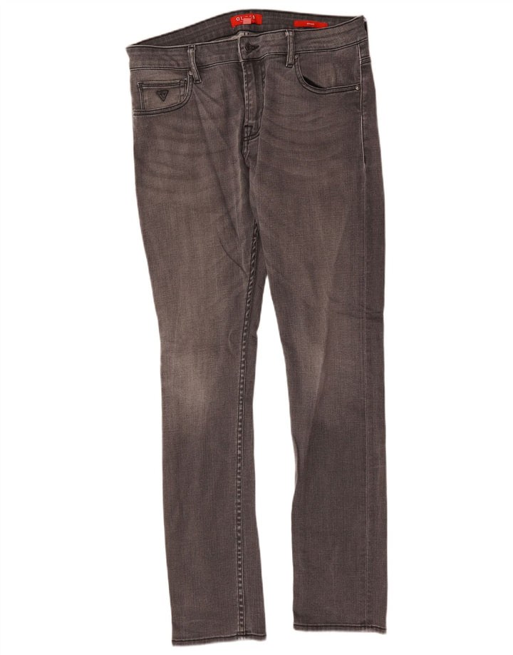 Guess Womens Skinny Jeans W33 L32 Grey