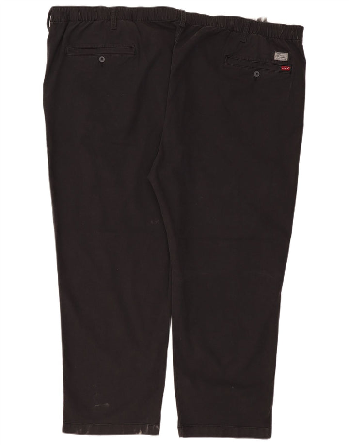 LEVI'S Mens Straight Chino Trousers 4XL W52 L29 Black