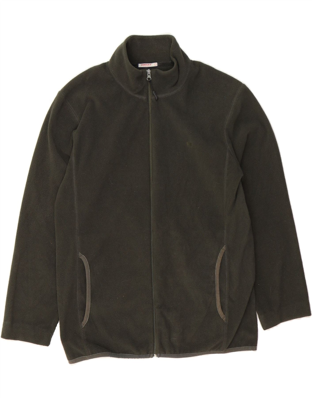 CARRERA Mens Fleece Jacket UK 40 Large Green Polyester Vintage Carrera and Second-Hand Carrera from Messina Hembry 