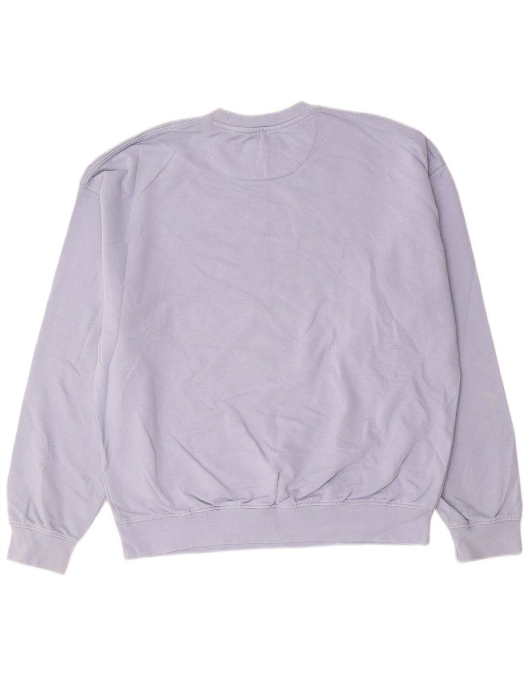 WRANGLER Mens Loose Fit Graphic Sweatshirt Jumper Small Blue Cotton