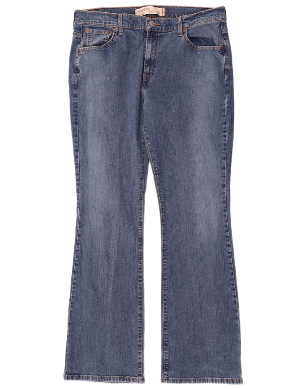 Levi's Womens 515 Nouveau Bootcut Jeans US 16 2XL W36 L33 Blue Cotton