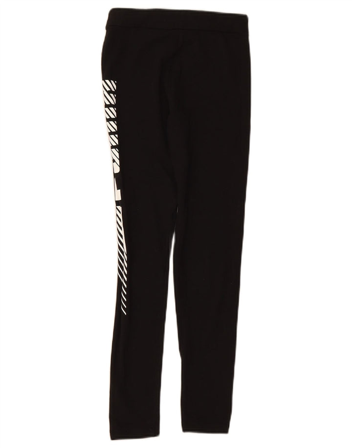 PUMA Girls Graphic Leggings 11-12 Years  Black