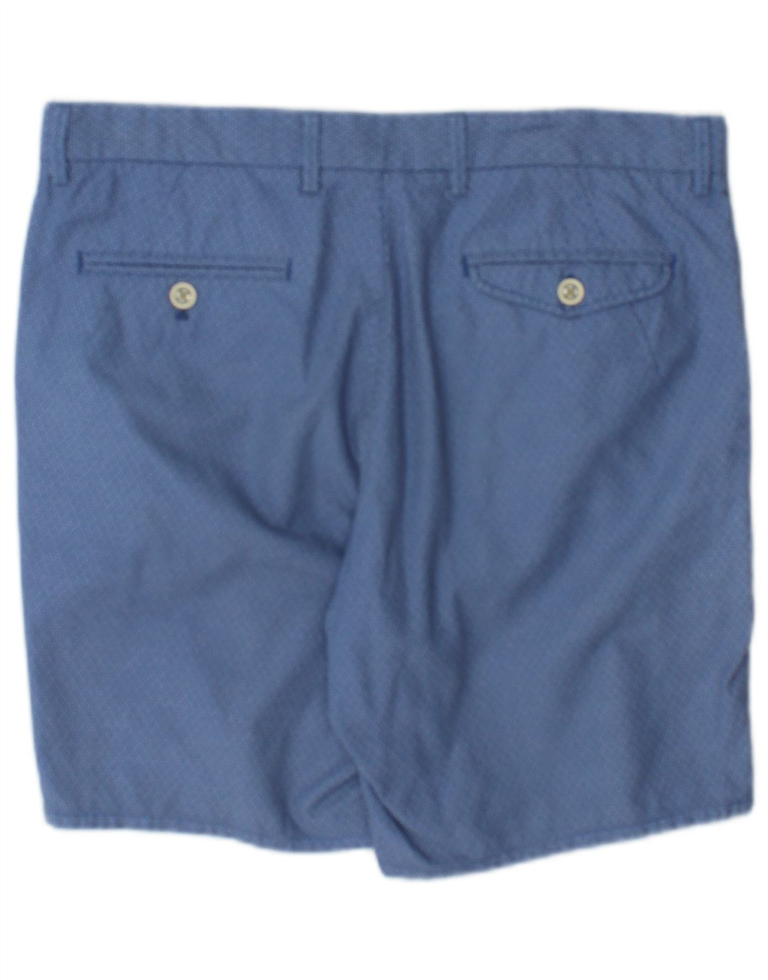 Massimo Dutti Mens Chino Shorts EU 40 Medium W31 Blue Cotton