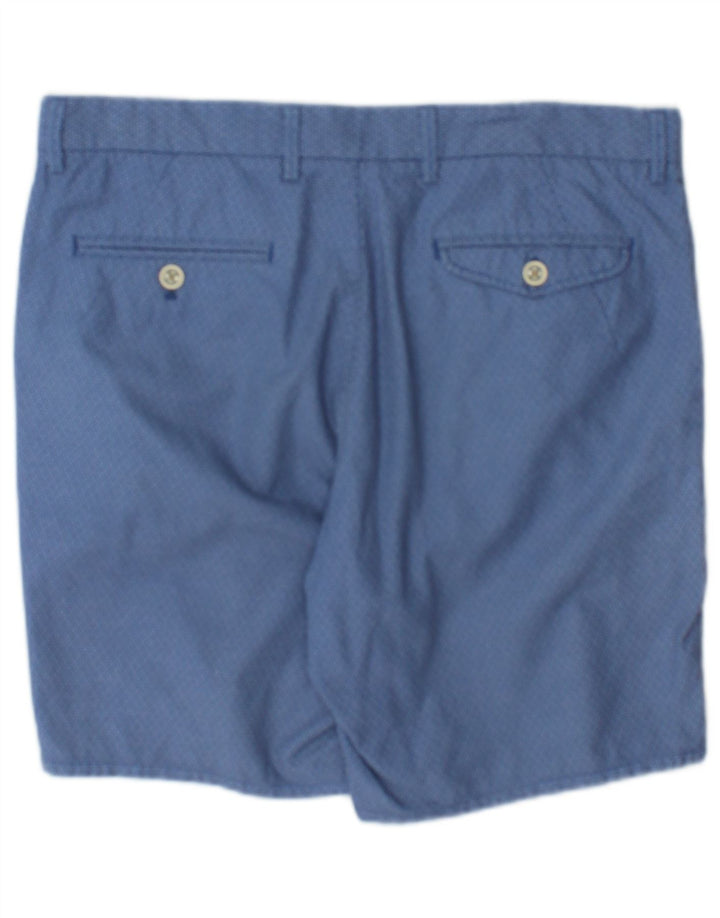 Massimo Dutti Mens Chino Shorts EU 40 Medium W31 Blue Cotton
