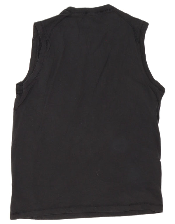 Nike Mens T-Shirt Top Medium Black Cotton