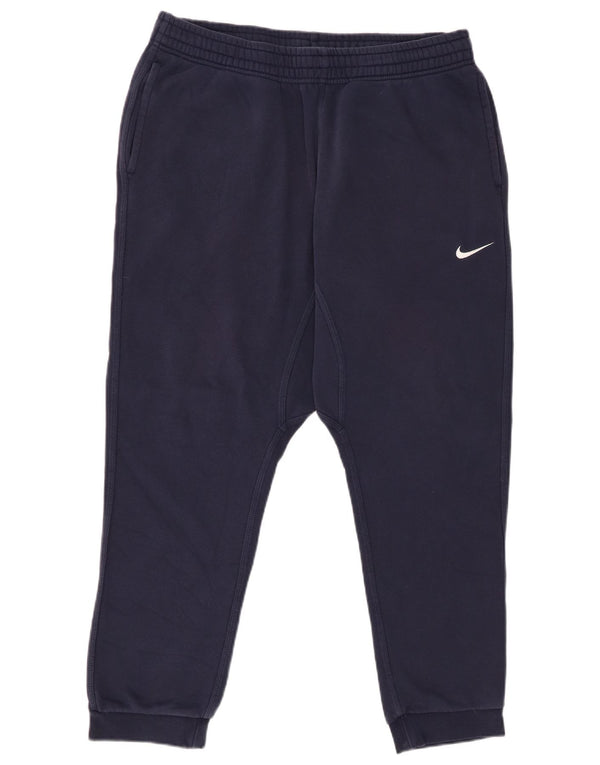 Nike Mens Tracksuit Trousers Joggers XL Navy Blue Cotton