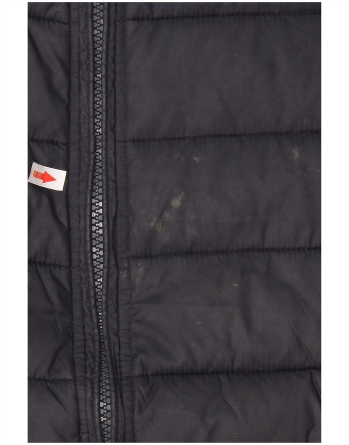FAT FACE Mens Padded Jacket UK 38 Medium Navy Blue Nylon