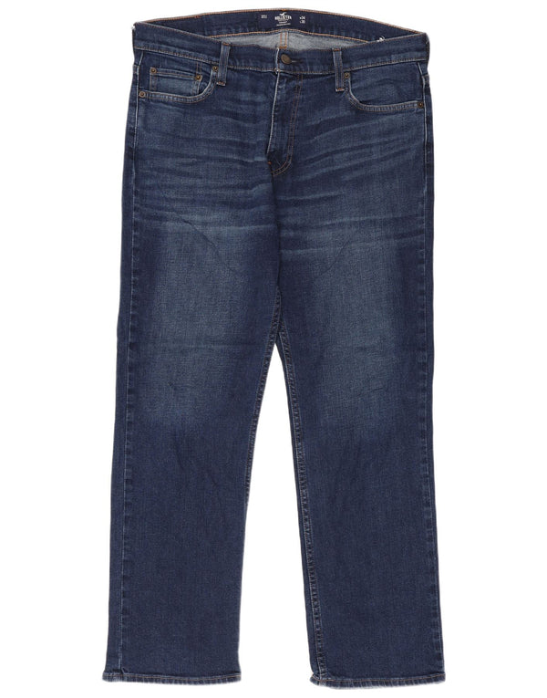 Hollister Mens Flex Straight Jeans W34 L30 Blue
