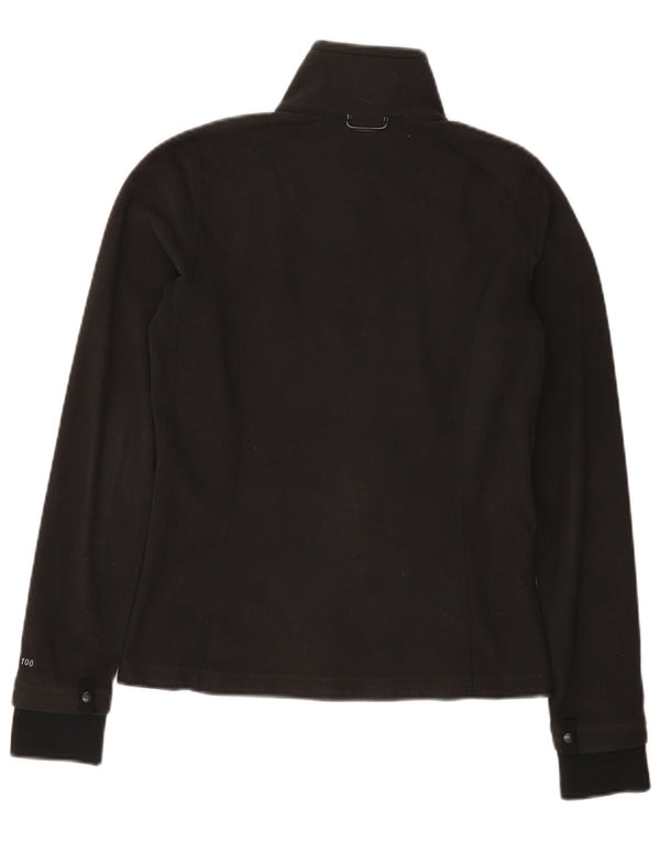 THE NORTH FACE Womens Fleece Jacket UK 10 Small Black Polyester