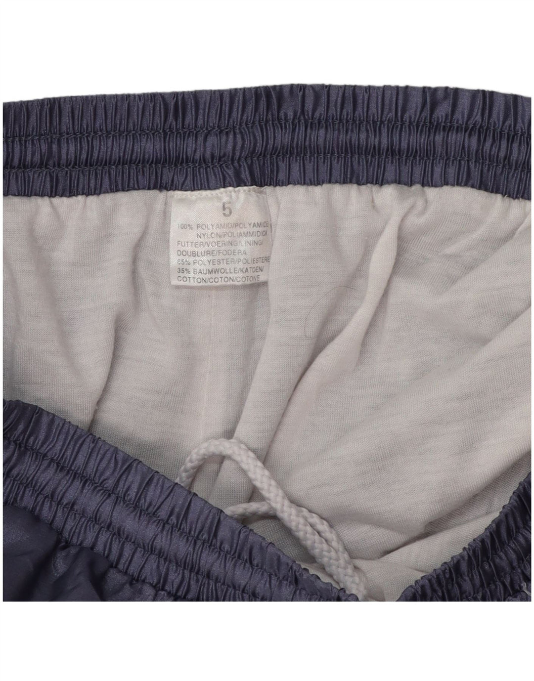 Vintage Mens Tracksuit Trousers Joggers Medium  Purple Polyamide