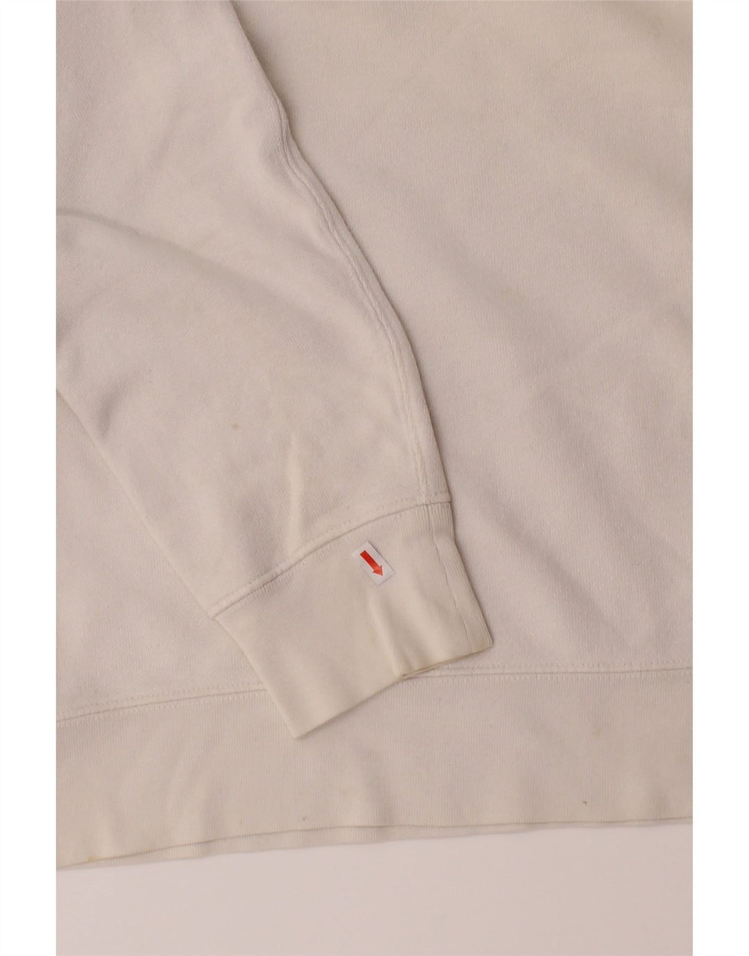 LEVI'S Mens Graphic Sweatshirt Jumper Large White Cotton Vintage Levi's and Second-Hand Levi's from Messina Hembry 